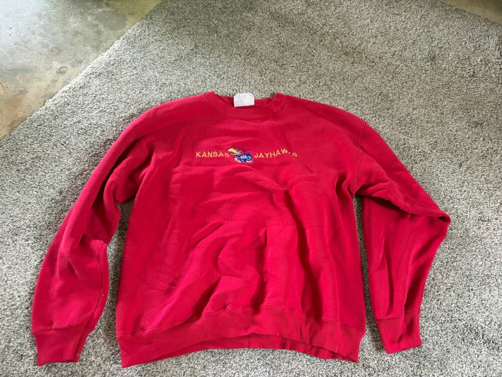 Vintage Heavyweight LEE adult large KU Jayhawks sweatshirt